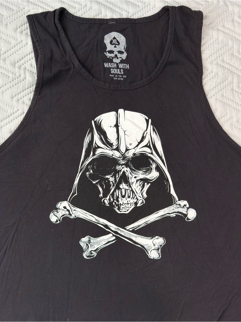 Zero Foxtrot XL tank top black Star Wars Darth Vader